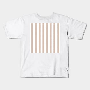 TAUPE STRIPES Kids T-Shirt